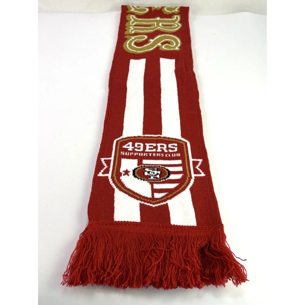 San Francisco 49ers Forever Faithful Scarf Rare NFL Football Scarf